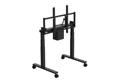 Mobiilse käru telerialus kahe mootoriga