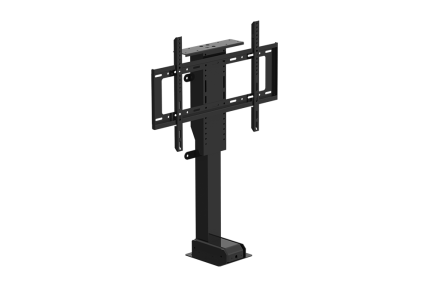 Varjatud teleri alus ühe mootoriga